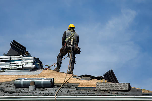 Professional Roofing technician working in Osterville, MA